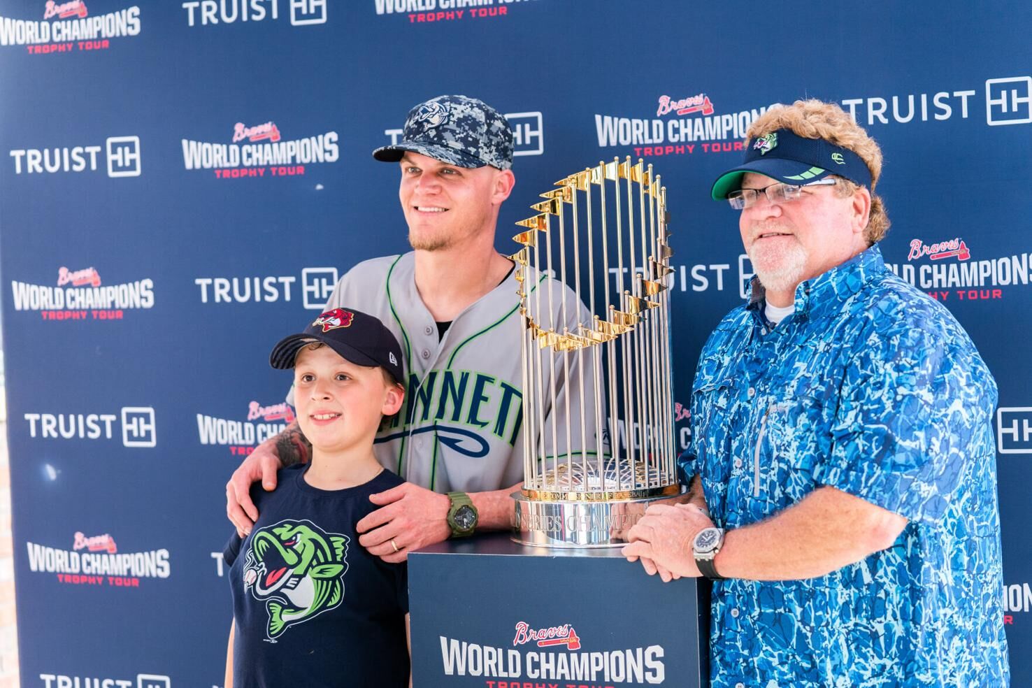 See the Atlanta Brave World Series Trophy (and listen to some blues) at the Bluesberry and Beer Festival in Norcross